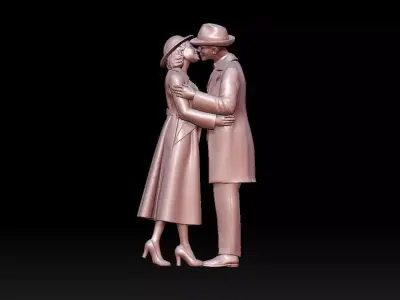 man woman  3D print model
