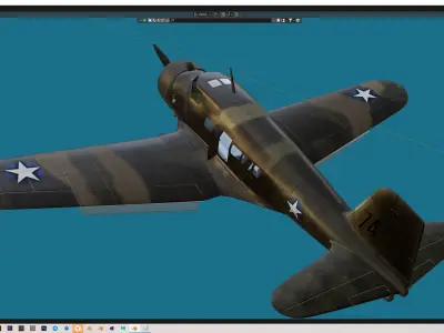 Northrop delta Free 3D model