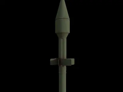 B40 missile 3D model
