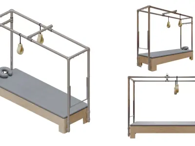  Cadillac Pilates equipment 3D model