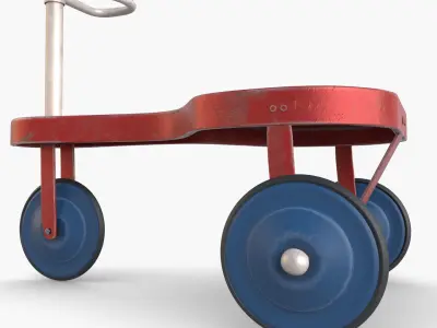 Old Tricycle 3D model purchase