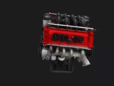 Car Engine 3D Model 3D model