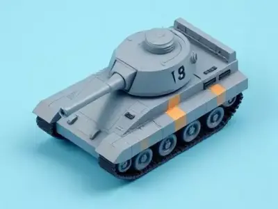 Battle Tank 3D model