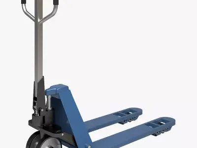Pallet truck manual 4 3D model