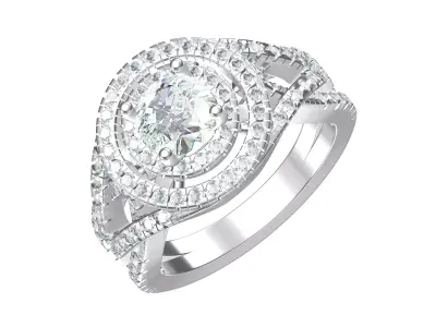 Wedding Ring  3D print model 259