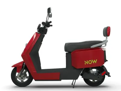 Electric scooter 3D model 4