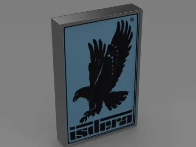 isdera logo 3D model by Sergey