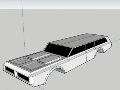 Wagon Body 3D model
