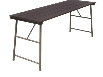 Foldable Army Table 3D model