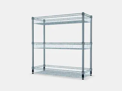 OMAR Regal with 3 baskets 1 3D model purchase