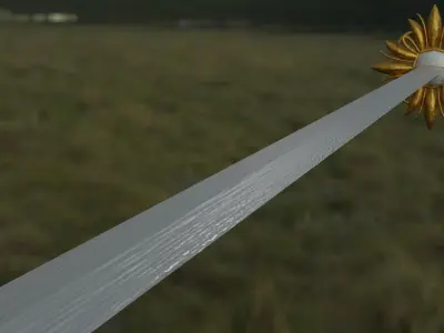Kai Dai Ken  Odachi Model Low-poly 3D model