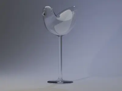Bird shaped cup Free 3D model