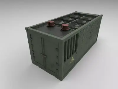 Mobile Power Generator 3D model