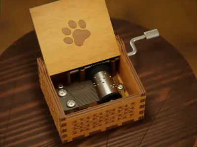 Music box 3D model