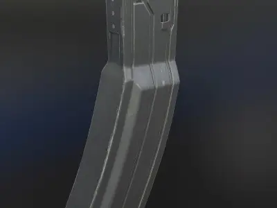 Sixty Round STANAG Magazine Low-poly 3D model