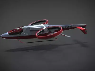 AorStars helicopter Low-poly 3D model