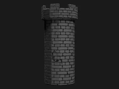 3D Castle Asserts Free 3D model
