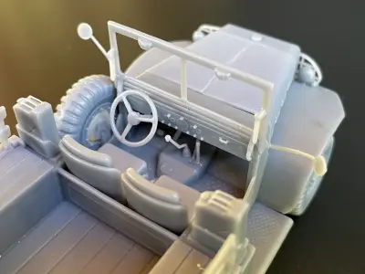 Dodge WC51 - 1-35 scale model kit 3D print model