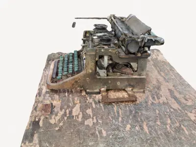 Vintage Typewriter 3d scan 3D model