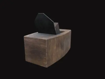 Medieval Infill Plane V02 Low-poly 3D model