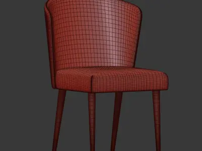 Ninfea Dining Chair Capital collection 3D model