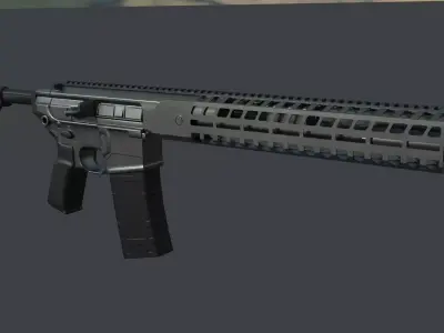 SIG MCX Virtus Low-poly 3D model
