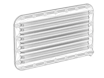 Ventilation Grill Free 3D model purchase