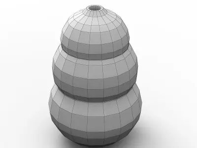 Kong Style Dog Toy 3D model