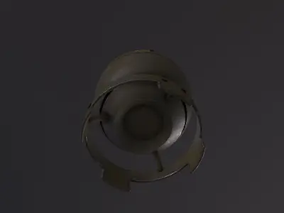 Mini Nuke 3D Model Low-poly 3D model