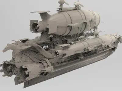 Eagle Kings Airship Generals 3D model