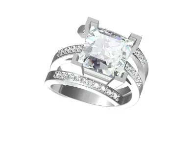 Princess Wedding Ring 3D print model purchase