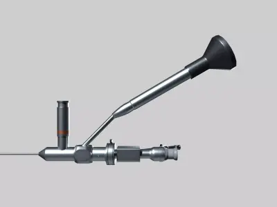 Resectoscope Low-poly 3D model