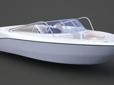 Motor Boat 05 3D model