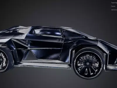 Futuristic Car 3D model