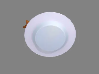 Cartoon Food-Braised Fish Low-poly 3D model