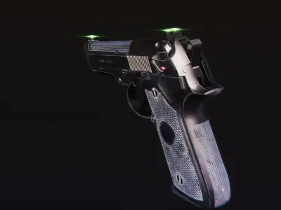 M9 Pistol Low-poly 3D model purchase