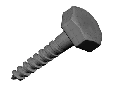 Rusty bolt 3D model