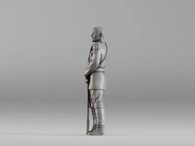 001605 Tsar Nicholas II 3D print model
