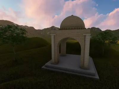 chahar taghi  3D model