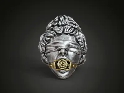 Femida Ring Antique Statue 3D print model