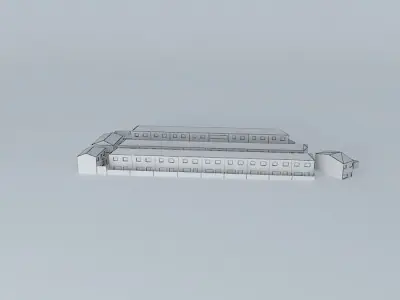 Flats and Mail Free 3D model