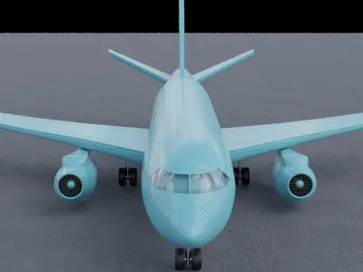 Dassault Mercure 100 Airplane 3D model