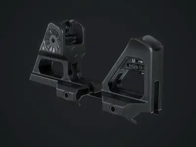 Scalarworks Peak Sights  Low-poly 3D model