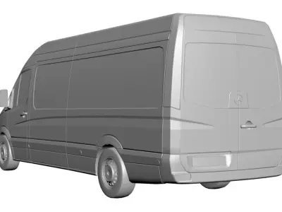 Transportation bus 3D model