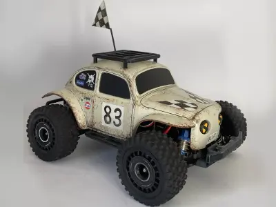Baja Bug 3d printed body For MJX HYper GO 3D print model purchase