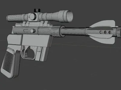DL-21 B star wars gun 3D model