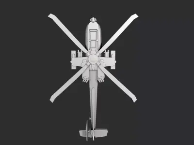 STL models for 3D printing and CNC helicopter 3D print model