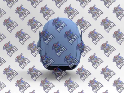 QUANTUM TIME TRAVEL HELMET FOR 3D PRINT 3D model