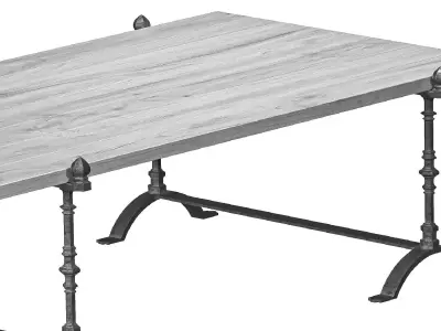 eloquence st remy coffee table 3D model