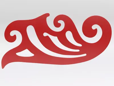  French Curve - 3D Print Ready - Model - H 3D model